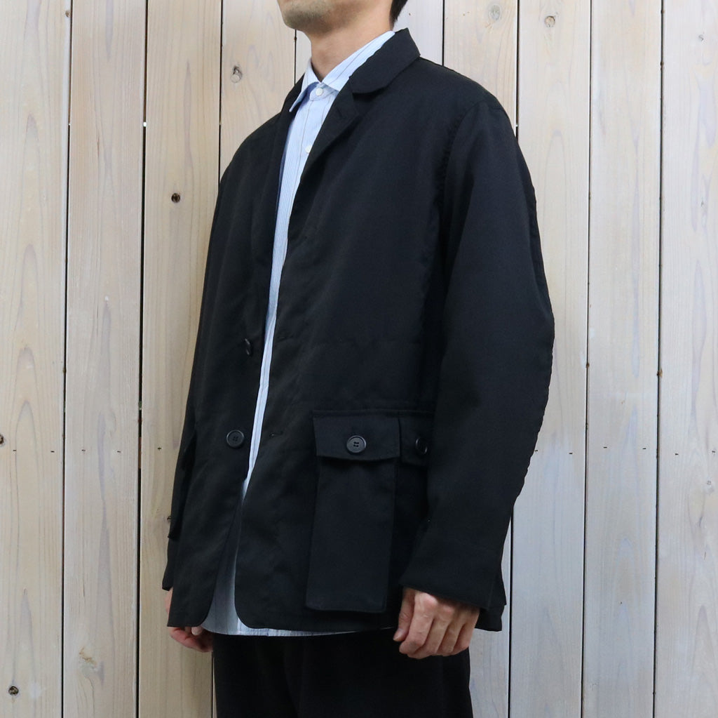 SASSAFRAS : G.D.U. LEAF JACKET-WOOLINO (BLACK)