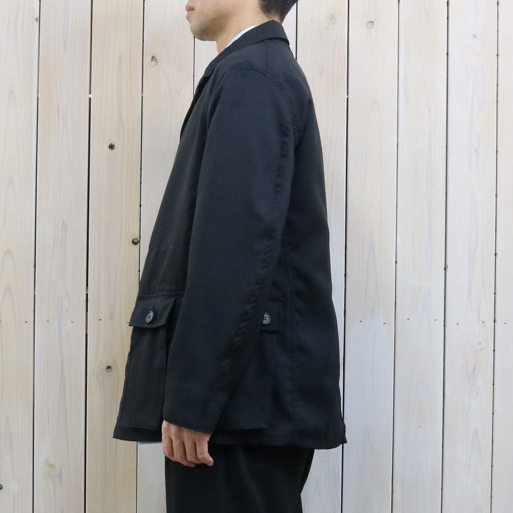 SASSAFRAS : G.D.U. LEAF JACKET-WOOLINO (BLACK)