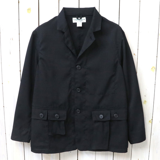 SASSAFRAS : G.D.U. LEAF JACKET-WOOLINO (BLACK)