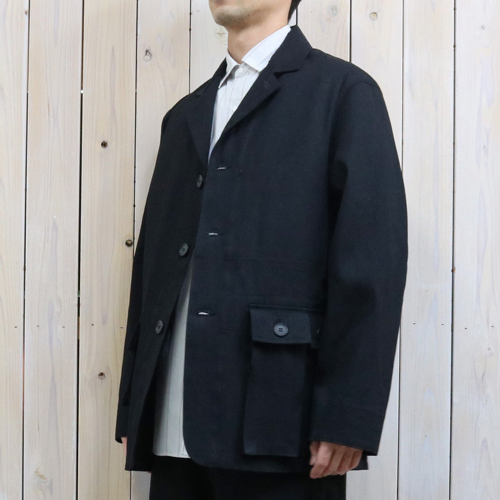 SASSAFRAS : G.D.U. LEAF JACKET-8.5oz WORK DENIM (BLACK)