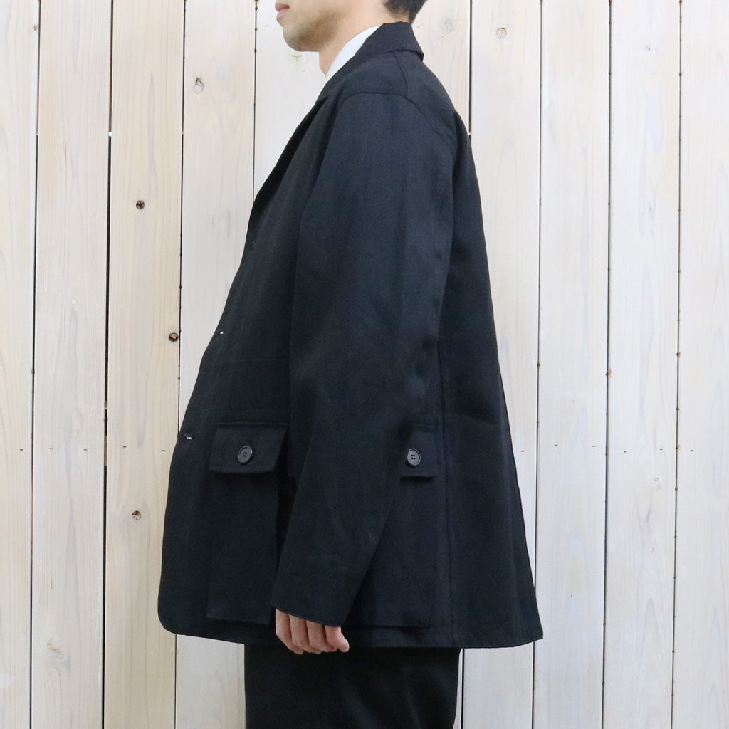 SASSAFRAS : G.D.U. LEAF JACKET-8.5oz WORK DENIM (BLACK)