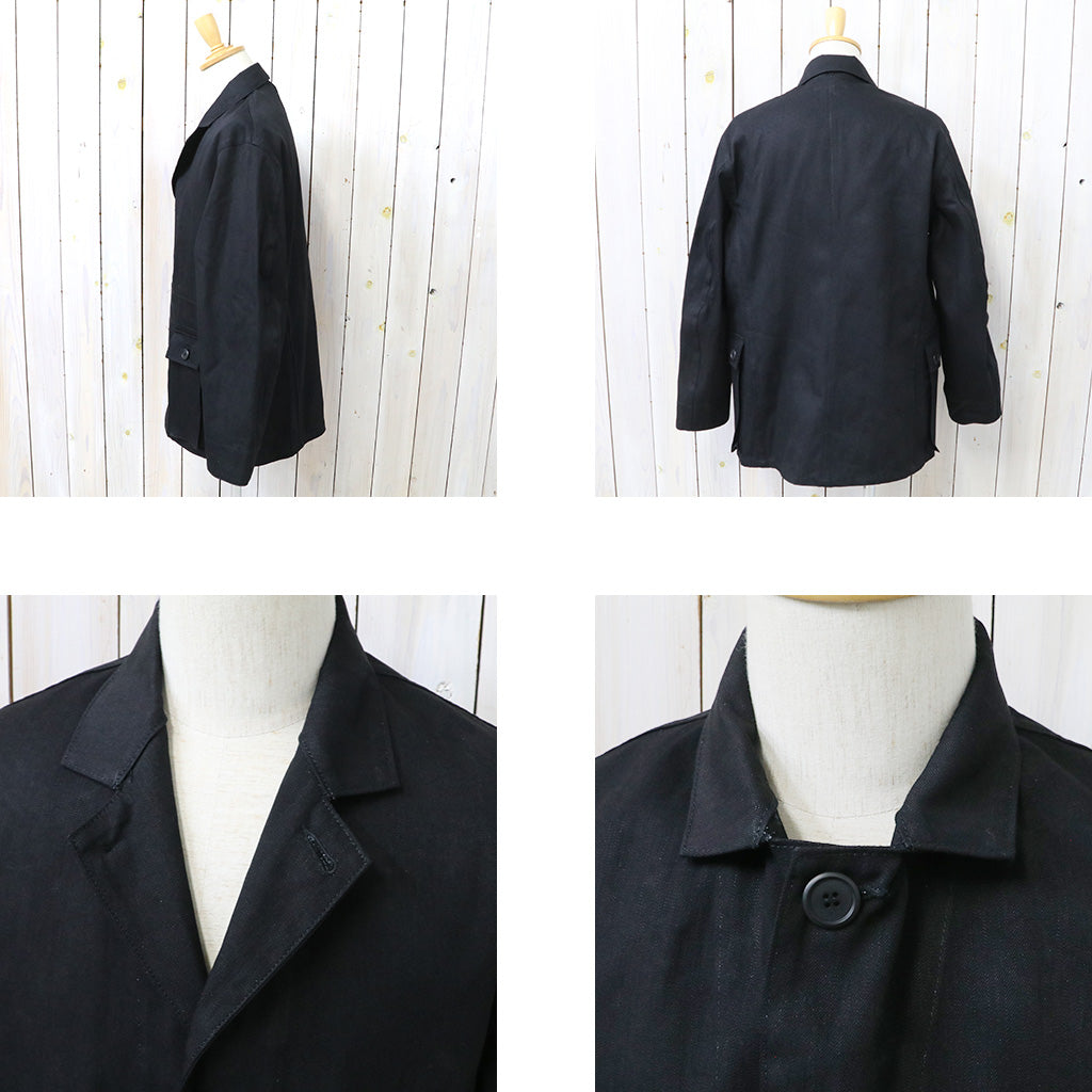 SASSAFRAS : G.D.U. LEAF JACKET-8.5oz WORK DENIM (BLACK)