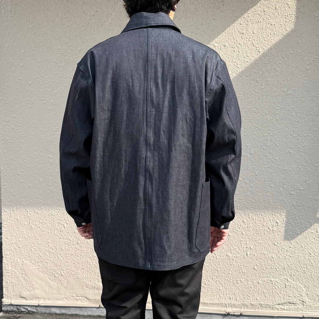 SASSAFRAS : GREEN THUMB JACKET-8oz DENIM (INDIGO)