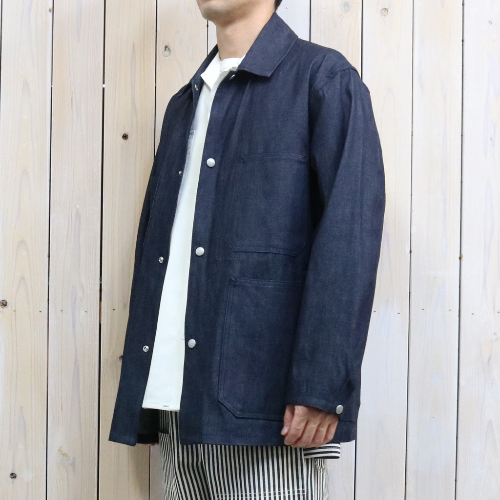 SASSAFRAS : GREEN THUMB JACKET-8oz DENIM (INDIGO)