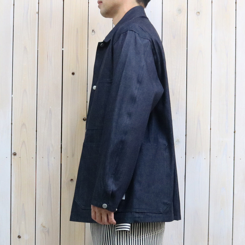 SASSAFRAS : GREEN THUMB JACKET-8oz DENIM (INDIGO)