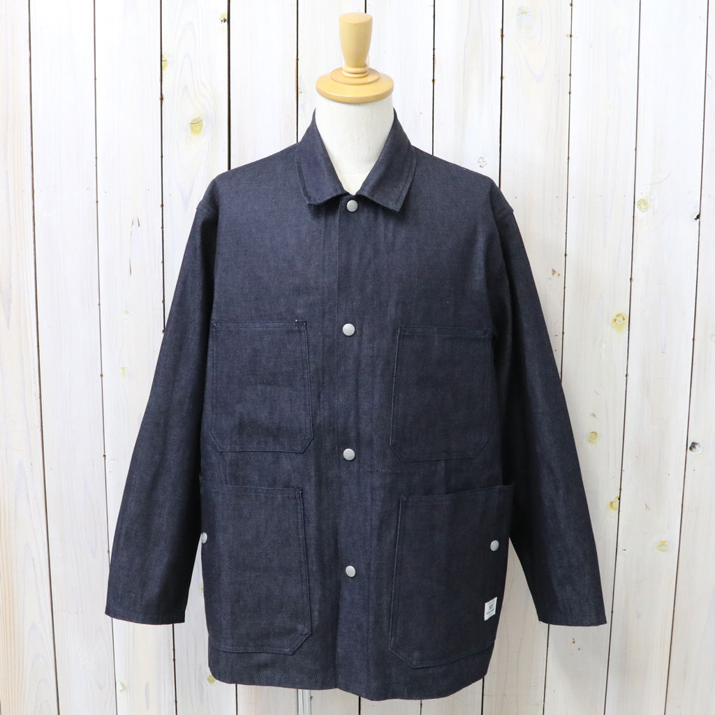 SASSAFRAS : GREEN THUMB JACKET-8oz DENIM (INDIGO)