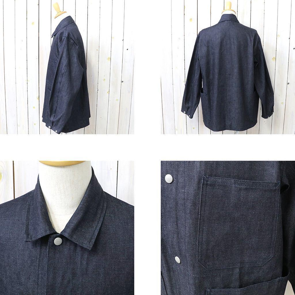 SASSAFRAS : GREEN THUMB JACKET-8oz DENIM (INDIGO)