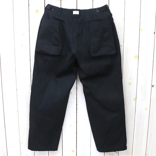 SASSAFRAS : OVERGROWN FATIGUE PANTS-8.5oz WORK DENIM