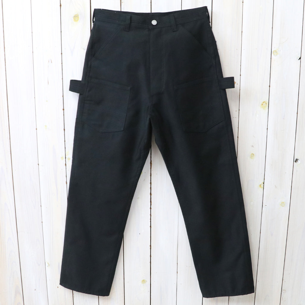 SASSAFRAS : D PRUNER PANTS-BACK SATIN (BLACK)
