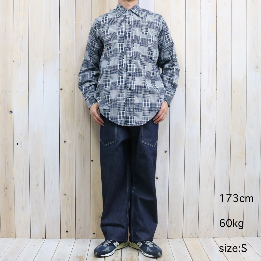 SASSAFRAS : D SCOOP PANTS-10oz MILITARY DENIM