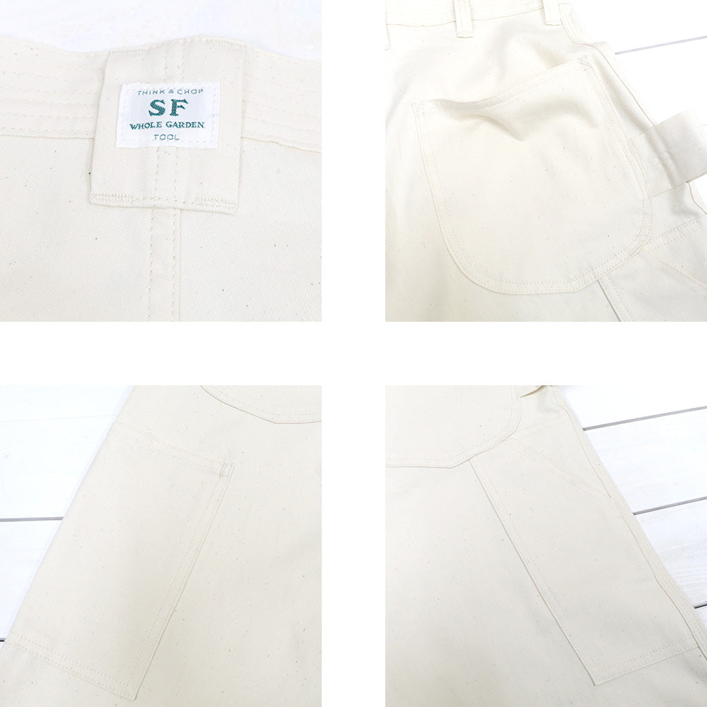 SASSAFRAS : LANDSCAPER GROWN PANTS-8oz DENIM (NATURAL)