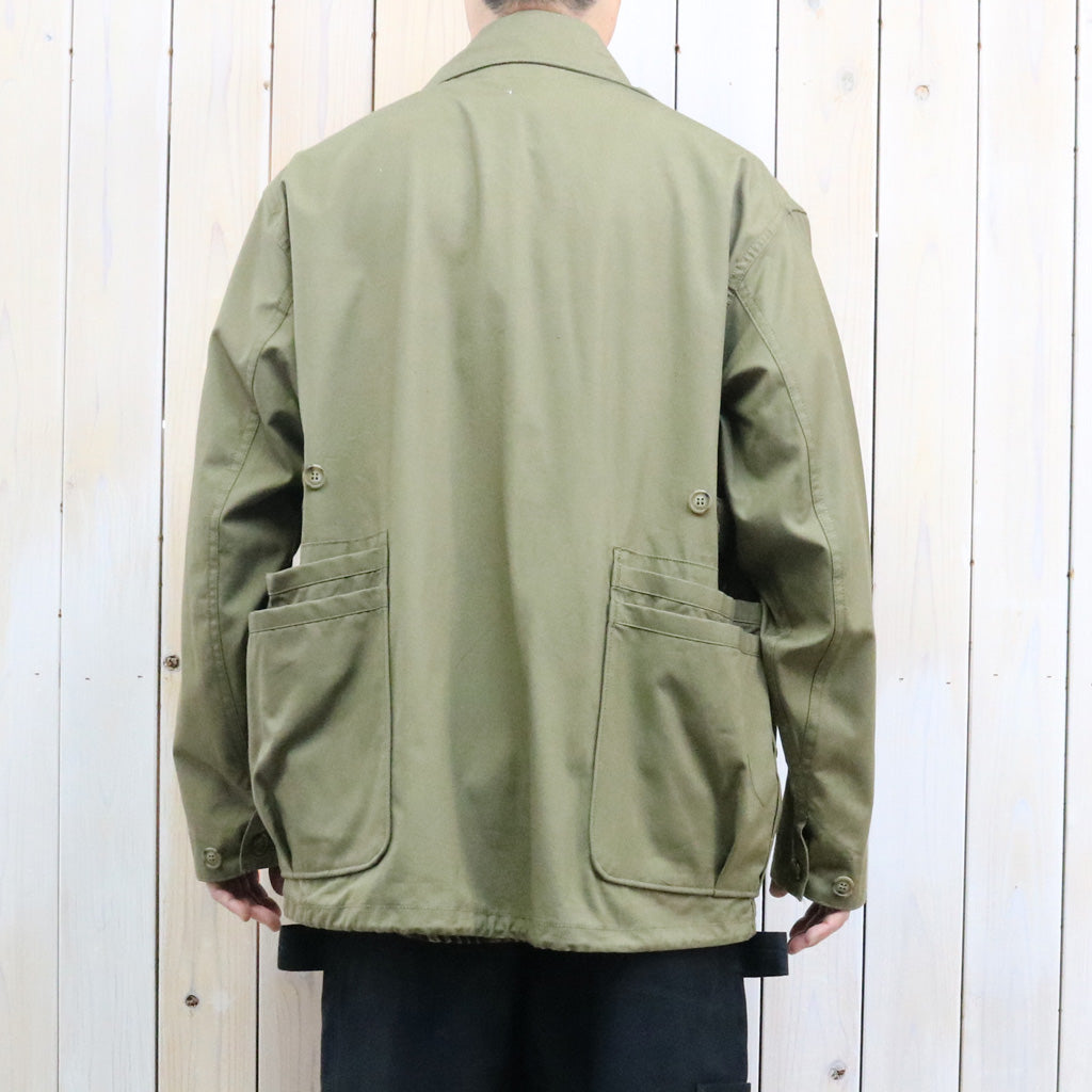SASSAFRAS : OVERGROWN WARDEN JACKET-POPLIN (OLIVE)