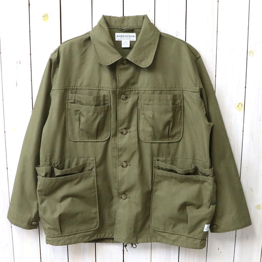 SASSAFRAS : OVERGROWN WARDEN JACKET-POPLIN (OLIVE)