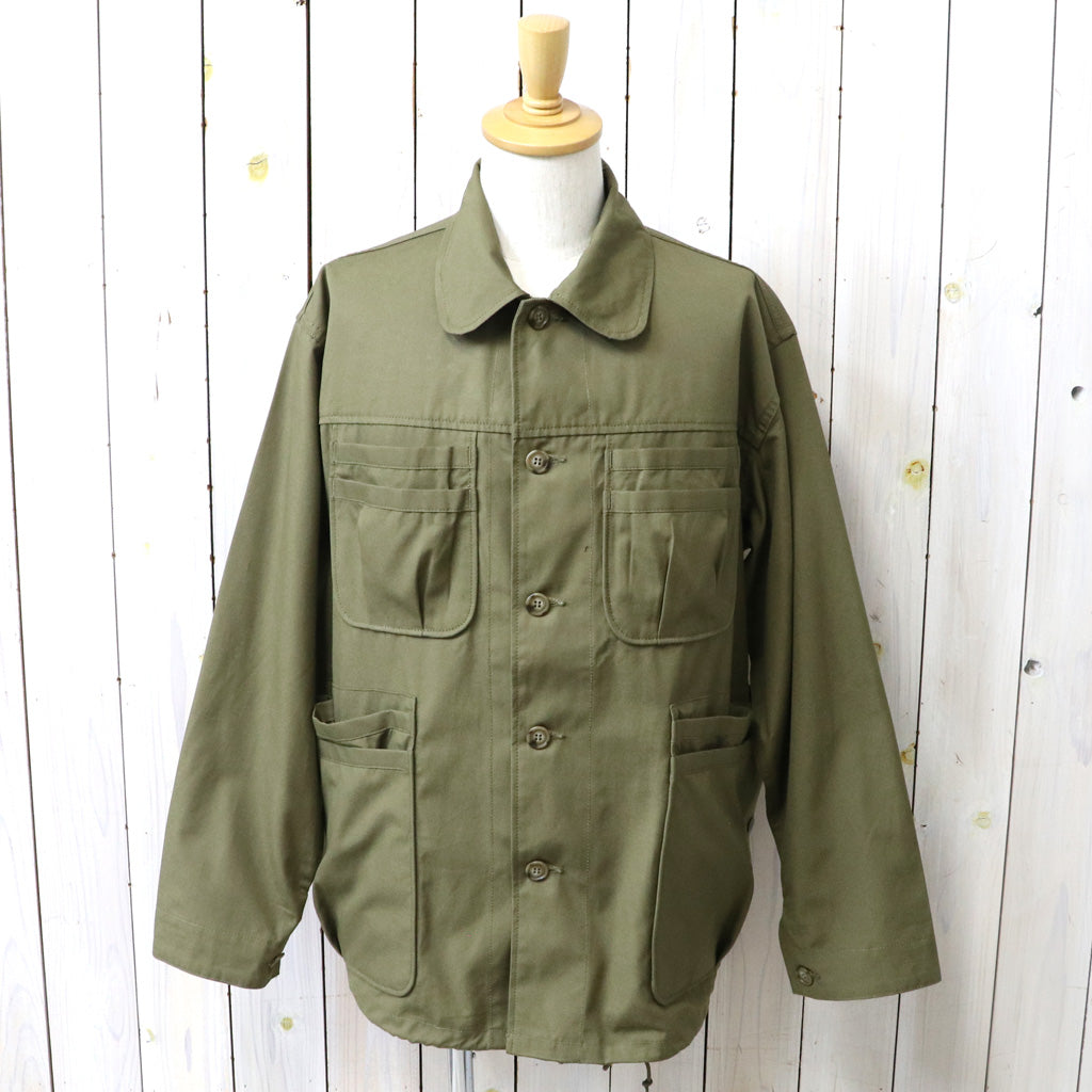 SASSAFRAS : OVERGROWN WARDEN JACKET-POPLIN (OLIVE)