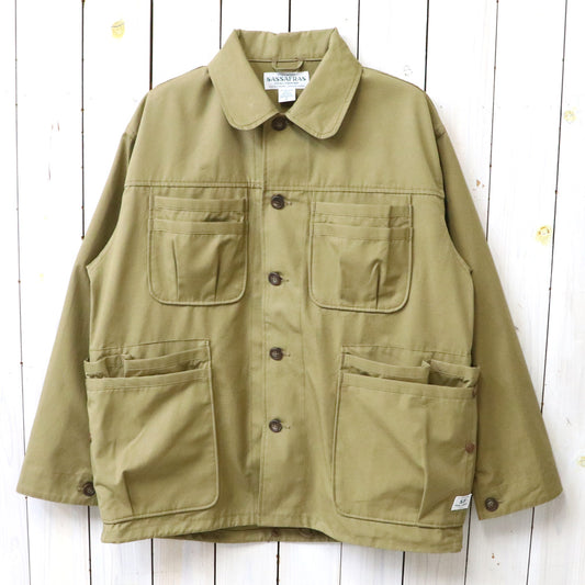 SASSAFRAS : OVERGROWN WARDEN JACKET-POPLIN (KHAKI)