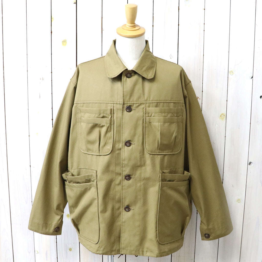 SASSAFRAS : OVERGROWN WARDEN JACKET-POPLIN (KHAKI)