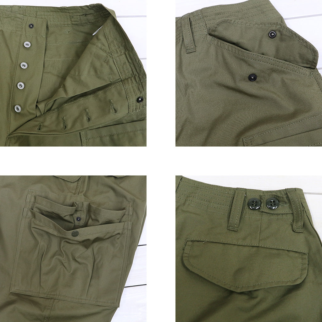 SASSAFRAS : OVERGROWN PANTS-POPLIN (Olive)
