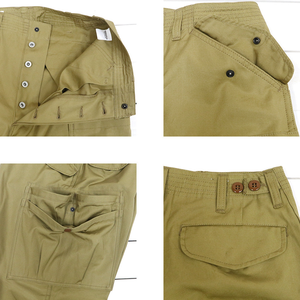 SASSAFRAS : OVERGROWN PANTS-POPLIN (Khaki)
