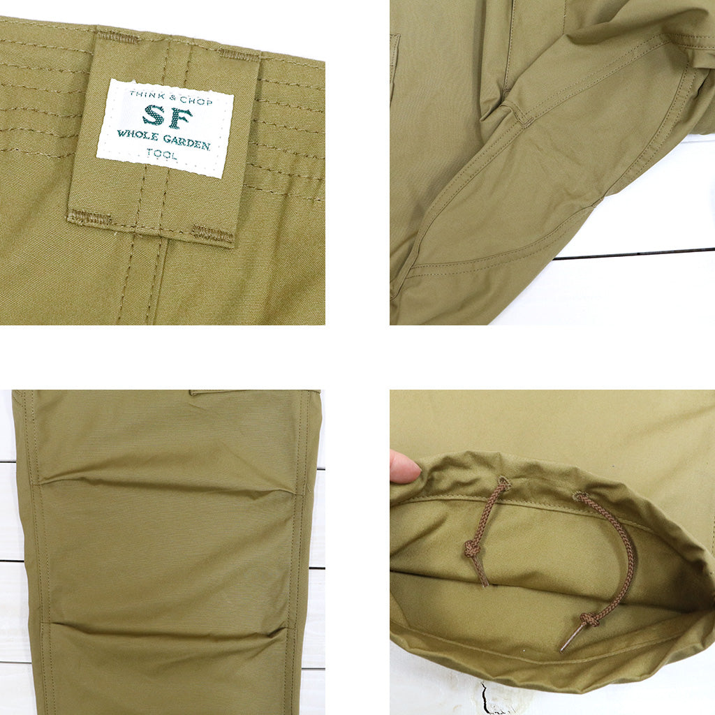 SASSAFRAS : OVERGROWN PANTS-POPLIN (Khaki)