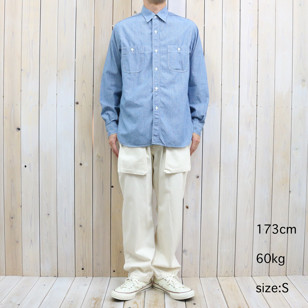 SASSAFRAS : DIGS CREW PANTS 4/5-8oz DENIM (NATURAL)
