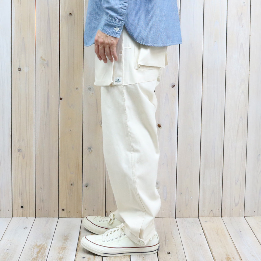 SASSAFRAS : DIGS CREW PANTS 4/5-8oz DENIM (NATURAL)