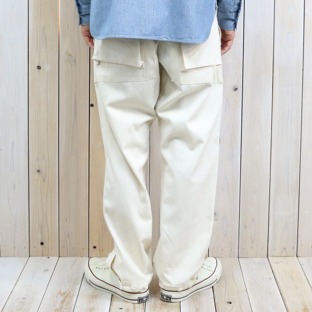 SASSAFRAS : DIGS CREW PANTS 4/5-8oz DENIM (NATURAL)