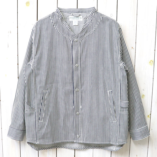 SASSAFRAS : VASE WALL GARDENER JACKET-6oz HICKORY (NATURAL/INDIGO)