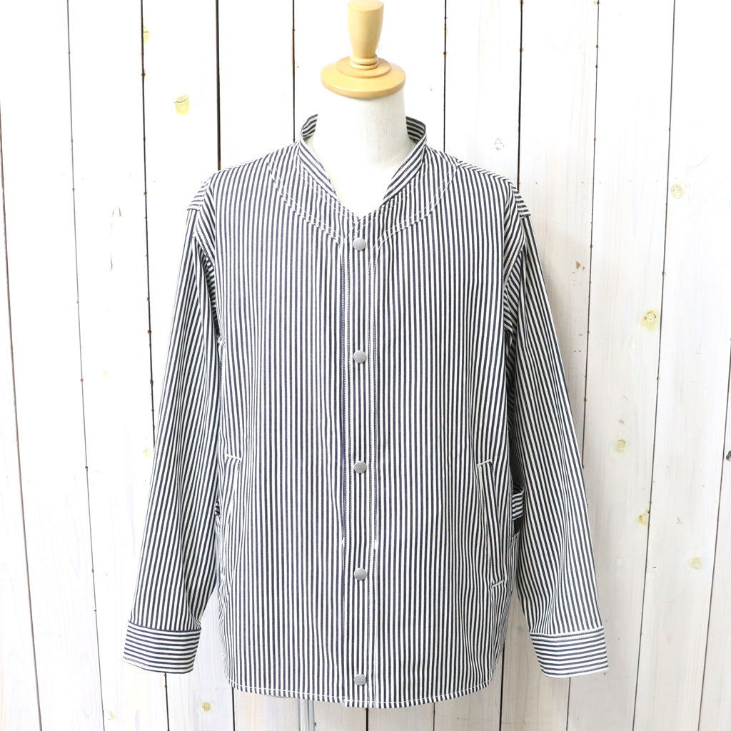SASSAFRAS : VASE WALL GARDENER JACKET-6oz HICKORY (NATURAL/INDIGO)