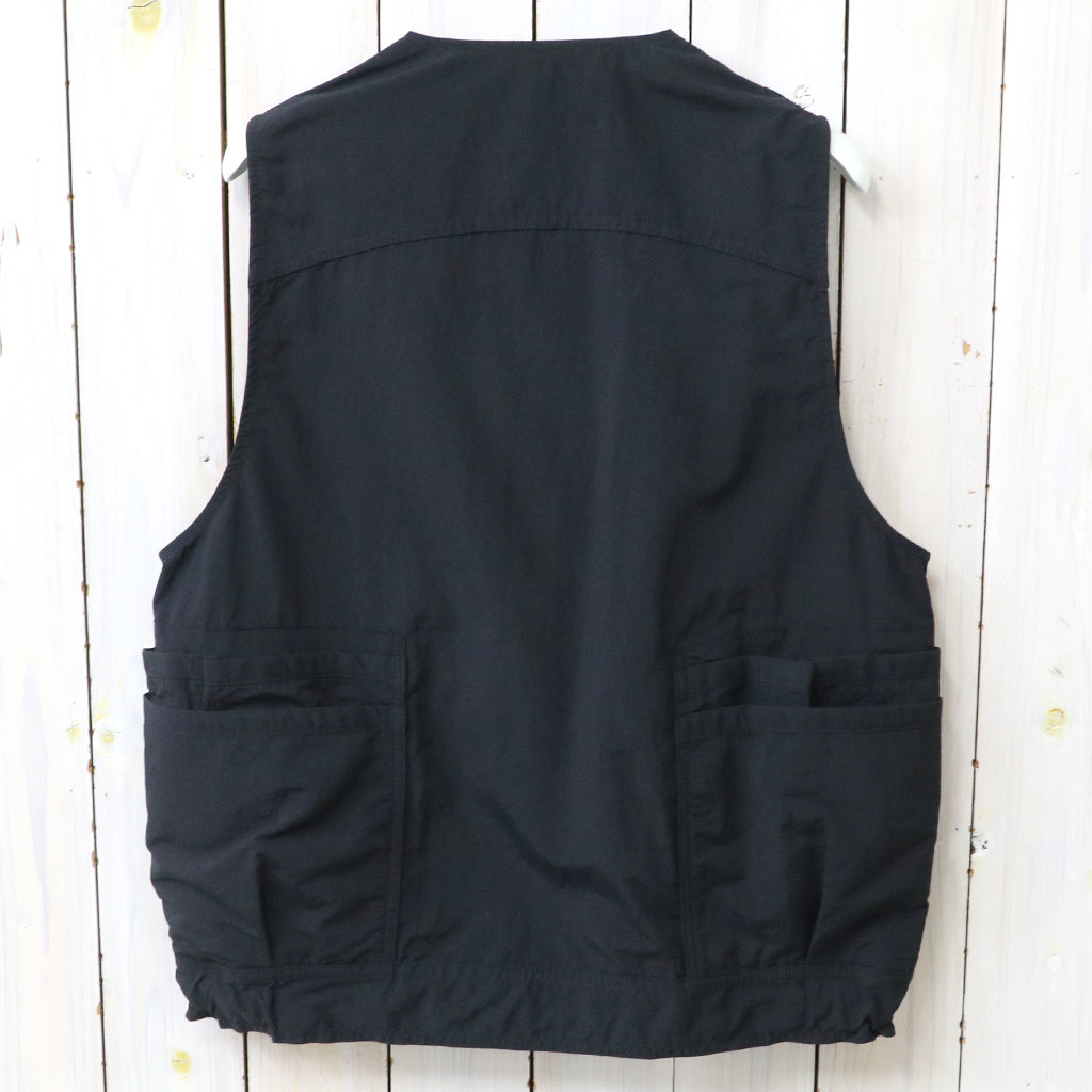 SASSAFRAS : OVERGROWN HIKER VEST-NYLON RIPSTOP (BLACK)