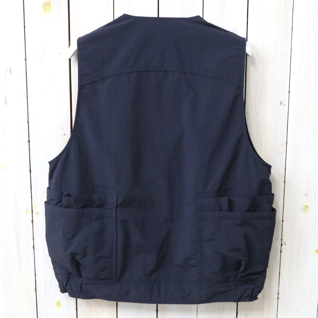 SASSAFRAS : OVERGROWN HIKER VEST-NYLON RIPSTOP (NAVY)