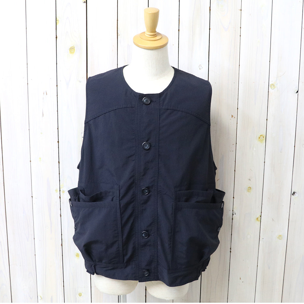 SASSAFRAS : OVERGROWN HIKER VEST-NYLON RIPSTOP (NAVY)