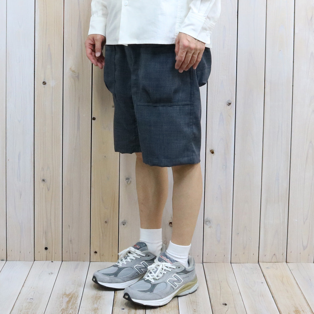 SASSAFRAS : OVERGROWN FATIGUE PANTS 1/2-WOOLINO (GRAY)