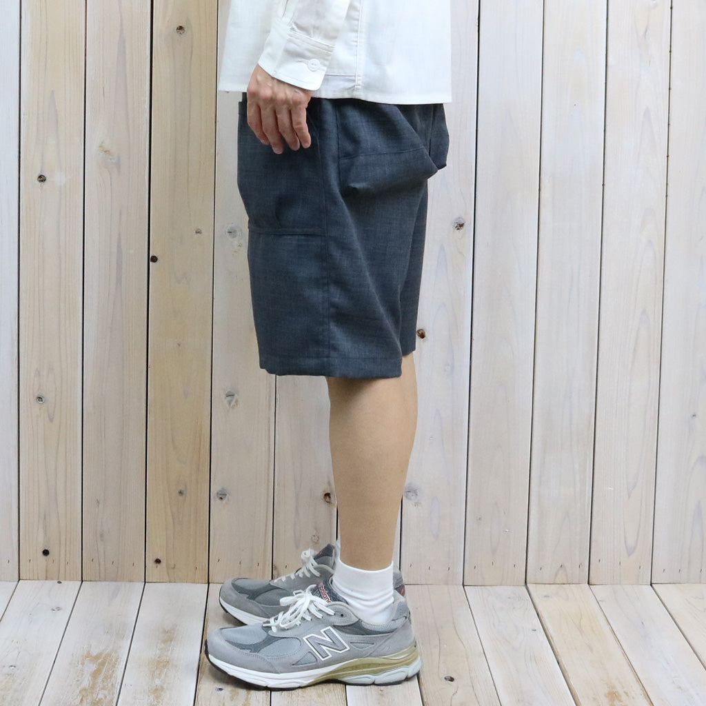 SASSAFRAS : OVERGROWN FATIGUE PANTS 1/2-WOOLINO (GRAY)