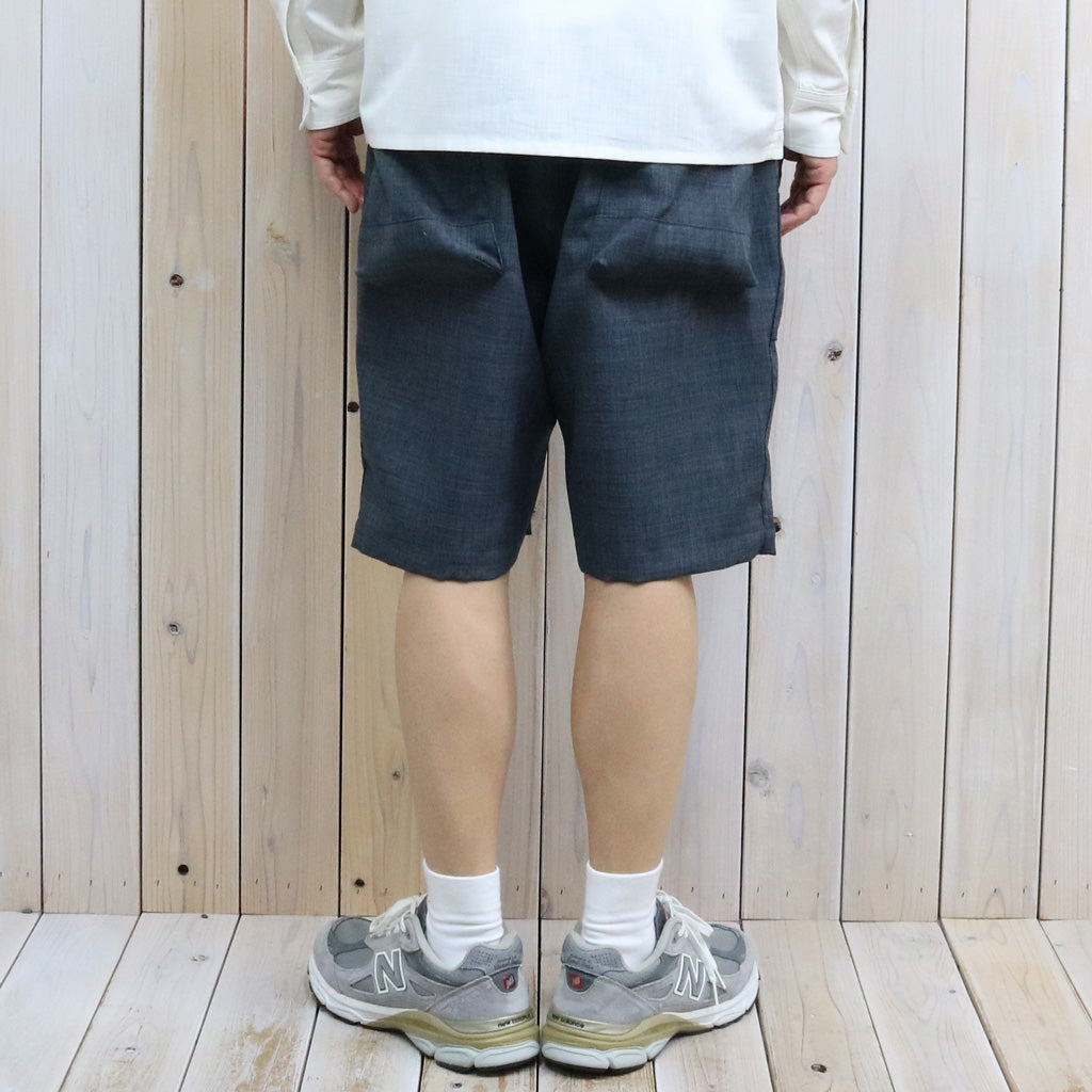 SASSAFRAS : OVERGROWN FATIGUE PANTS 1/2-WOOLINO (GRAY)