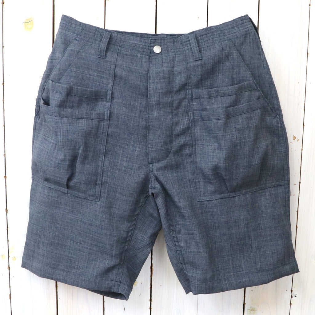 SASSAFRAS : OVERGROWN FATIGUE PANTS 1/2-WOOLINO (GRAY)