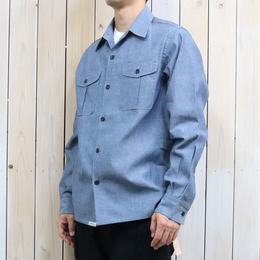 SASSAFRAS : GARDENER OPEN HALF-5oz CHAMBRAY (BLUE)