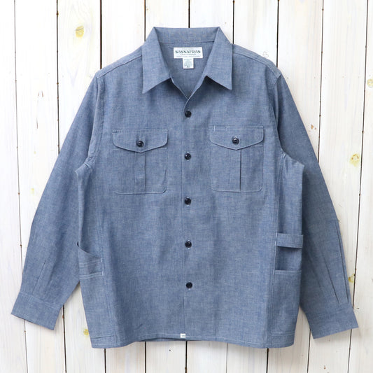 SASSAFRAS : GARDENER OPEN HALF-5oz CHAMBRAY (BLUE)
