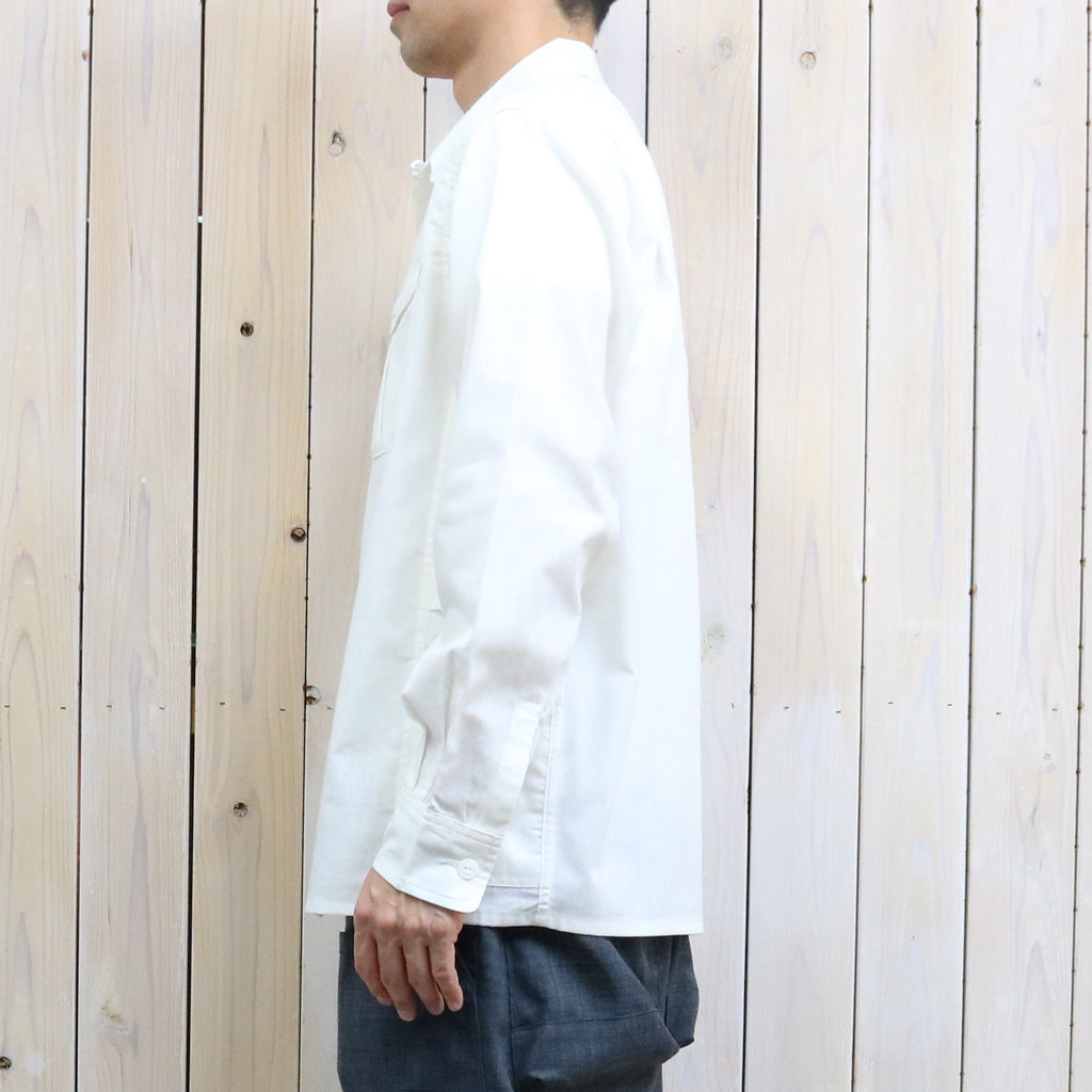 SASSAFRAS : GARDENER OPEN HALF-DUNGAREE (WHITE)