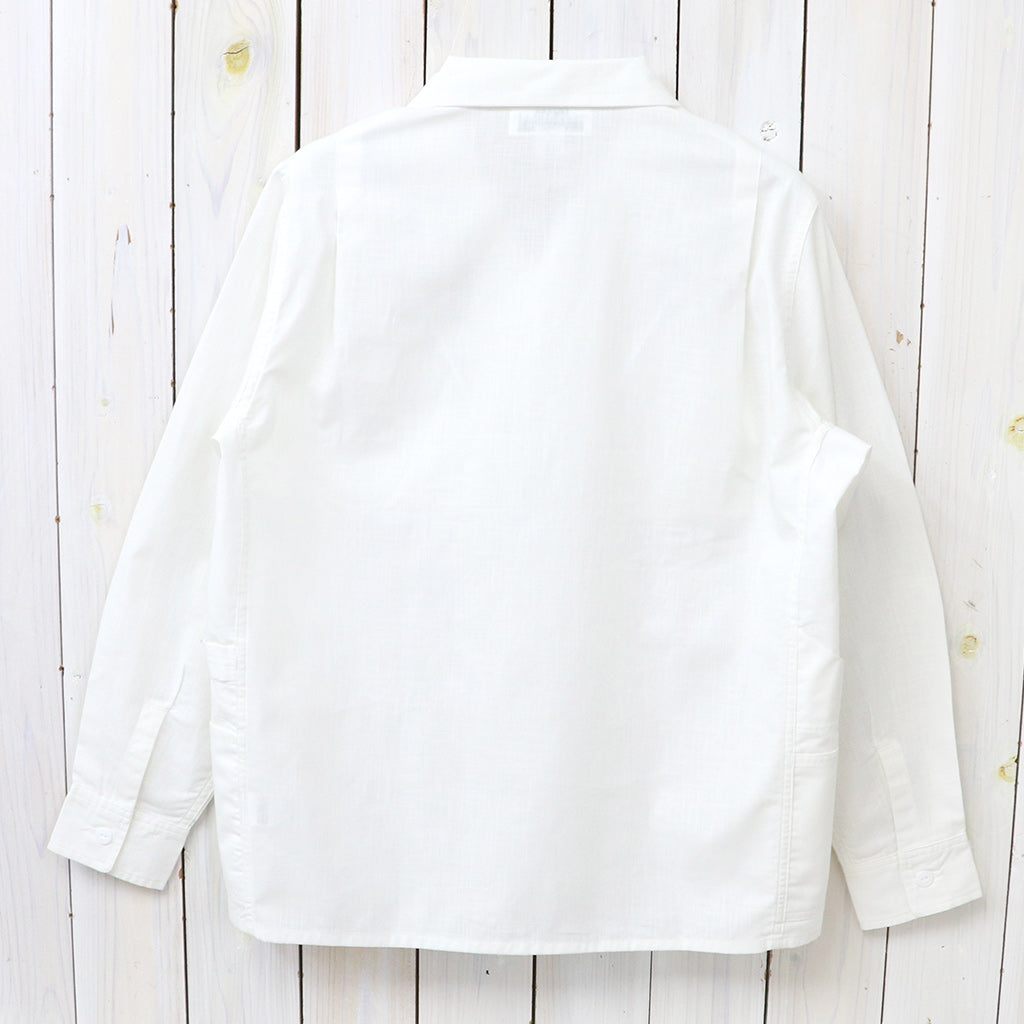 SASSAFRAS : GARDENER OPEN HALF-DUNGAREE (WHITE)