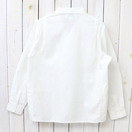 SASSAFRAS : GARDENER OPEN HALF-DUNGAREE (WHITE)