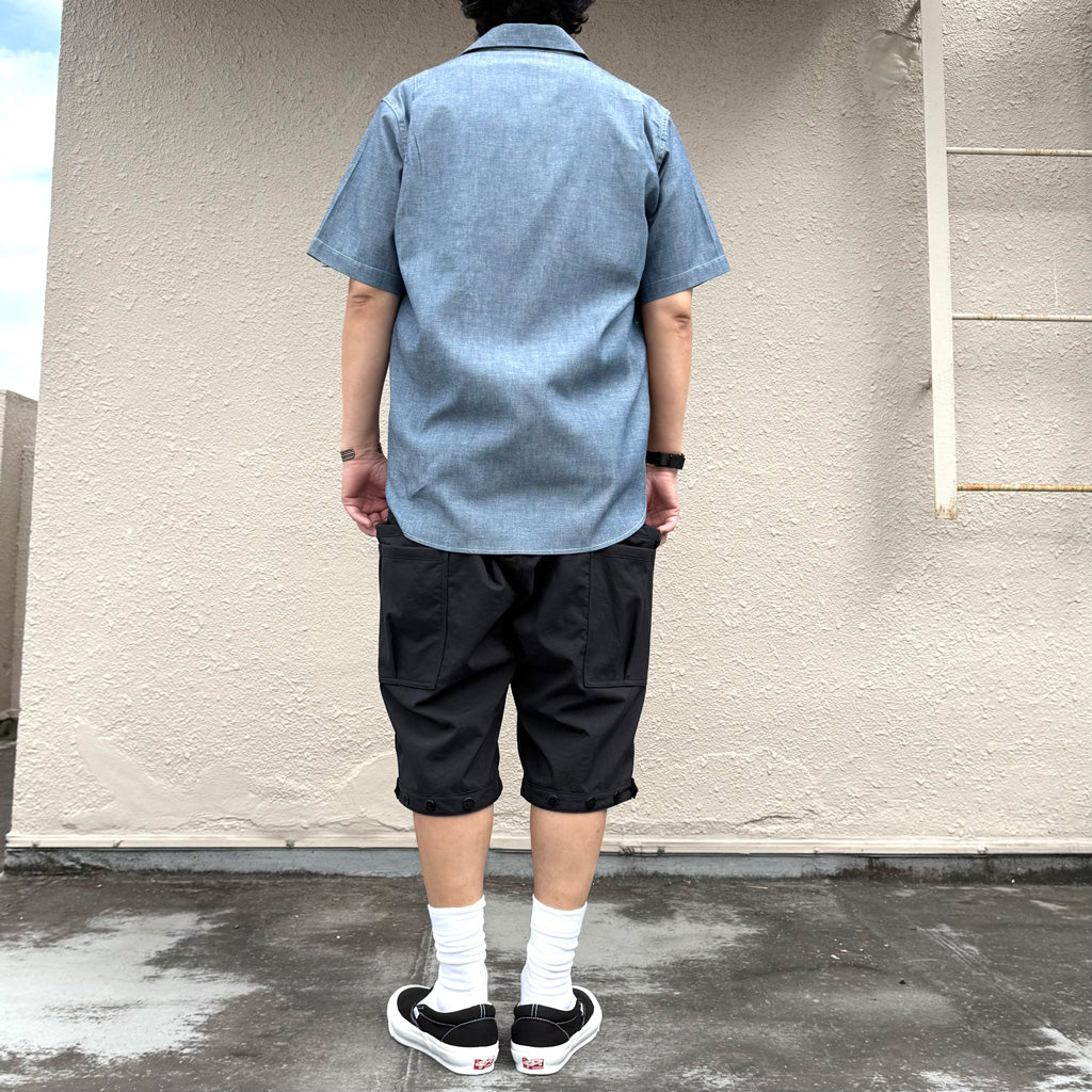 SASSAFRAS : OVERGROWN PANTS 1/2-NYLON (BLACK)