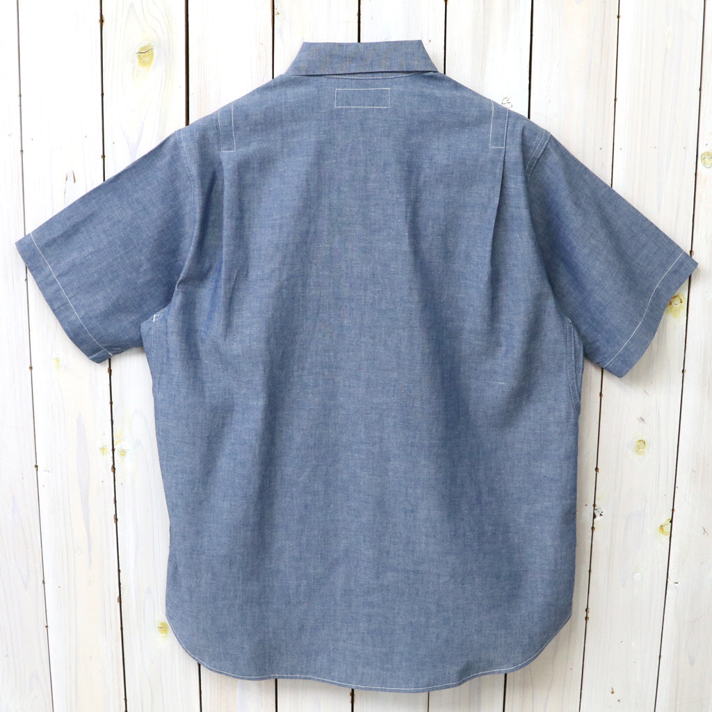 SASSAFRAS : DIGS CREW HALF 1/2-5oz CHAMBRAY