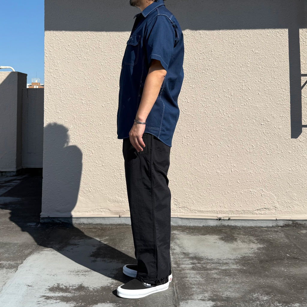 SASSAFRAS : LEAF WARDEN PANTS 4/5-NYLON (BLACK)