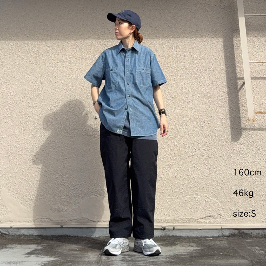 SASSAFRAS : LEAF WARDEN PANTS 4/5-NYLON (BLACK)