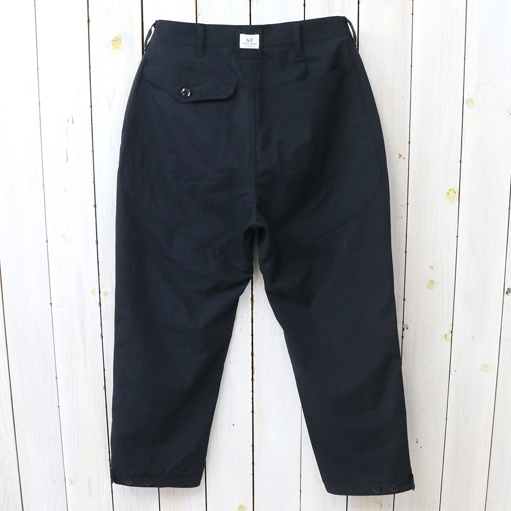 SASSAFRAS : LEAF WARDEN PANTS 4/5-NYLON (BLACK)