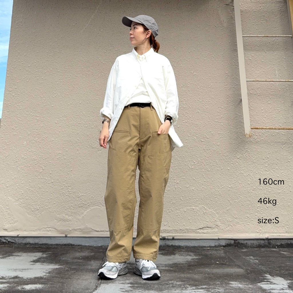 SASSAFRAS : LEAF WARDEN PANTS 4/5-NYLON (BEIGE)