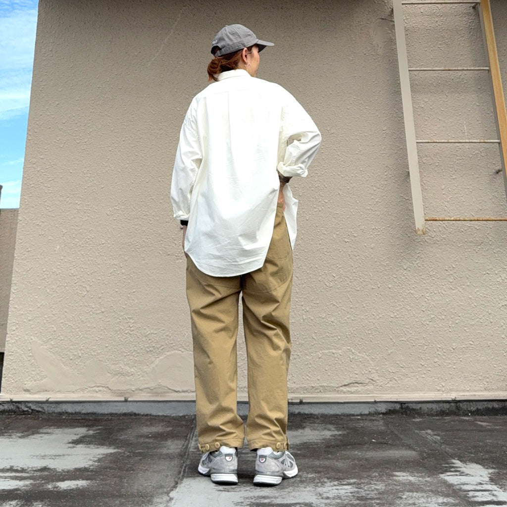 SASSAFRAS : LEAF WARDEN PANTS 4/5-NYLON (BEIGE)