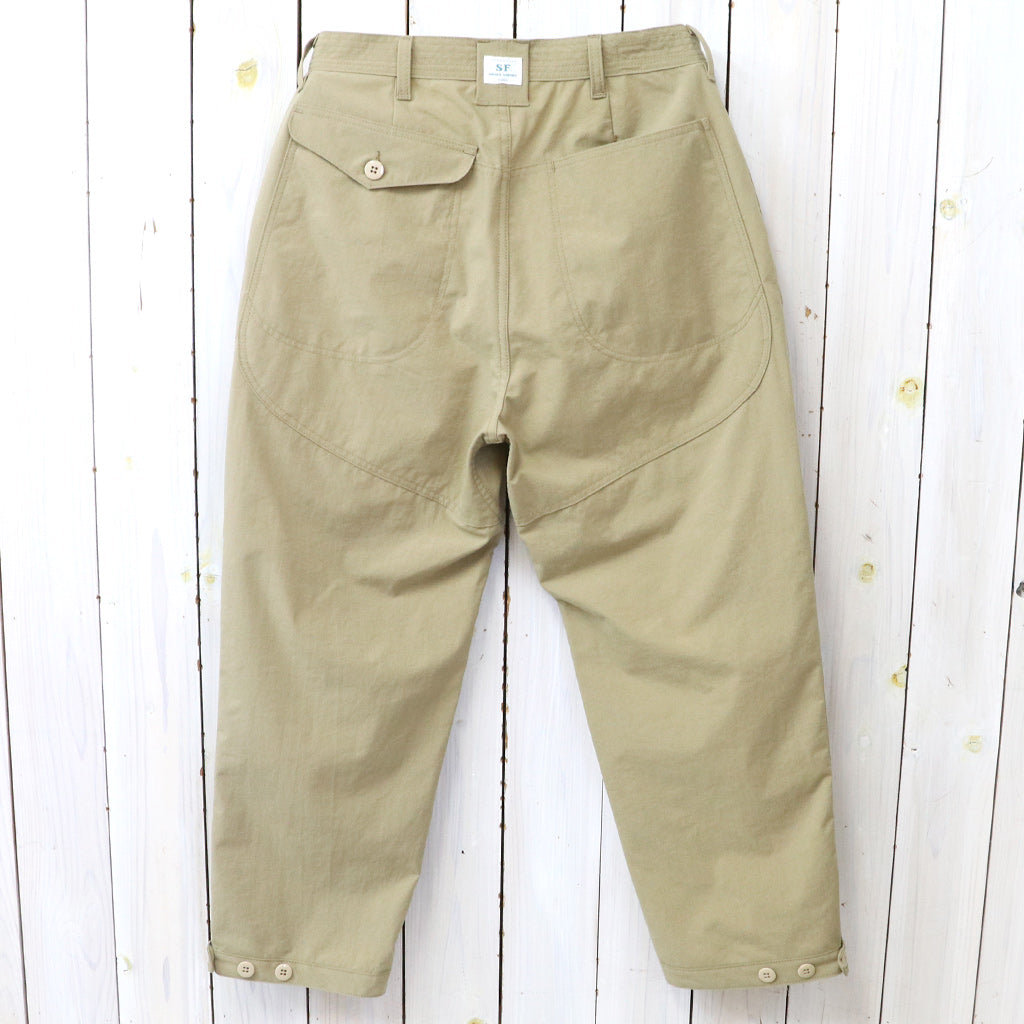SASSAFRAS : LEAF WARDEN PANTS 4/5-NYLON (BEIGE)
