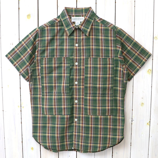 SASSAFRAS : LEAF PRUNER HALF 1/2-ORGANIC COTTON MADRAS