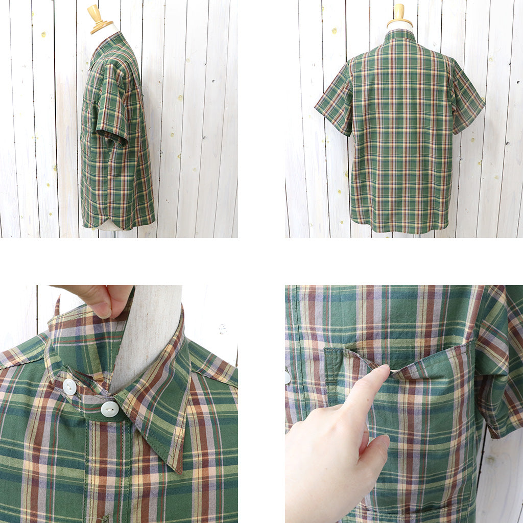 SASSAFRAS : LEAF PRUNER HALF 1/2-ORGANIC COTTON MADRAS